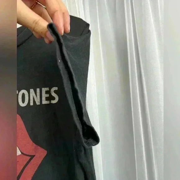 THE ROLLING STONES (2020) Official Women's 1975 US Tour Tongue Logo T-Shirt XL - Picture 3 of 10